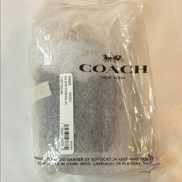 Coach Mini Val Duffle Bag Charm In Signature Chambray - Denim - Picture 3 of 5